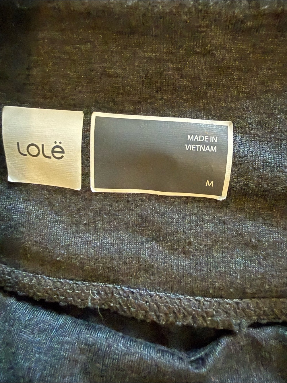 Lole Charcoal Gray Jogger Pants Women’s Medium Athleisure Lounge Travel Yoga - Picture 2 of 5